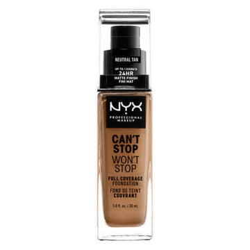 Base de Maquillage Crémeuse NYX Can't Stop Won't Stop neutral tan (30 ml)