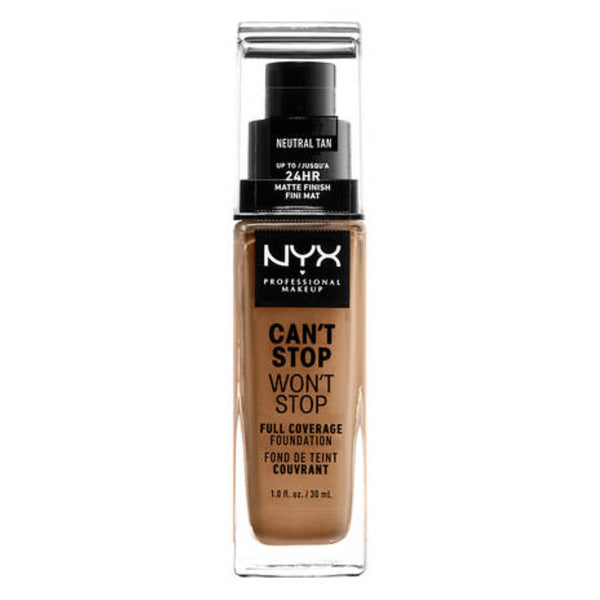 Base de Maquillage Crémeuse NYX Can't Stop Won't Stop neutral tan (30 ml)