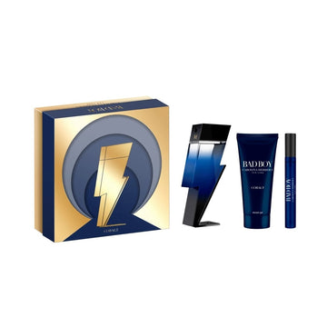 Set de Parfum Homme Carolina Herrera Bad Boy Cobalt 3 Pièces