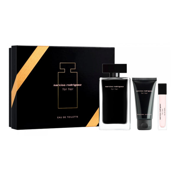 Set de Parfum Femme Narciso Rodriguez For Her 3 Pièces