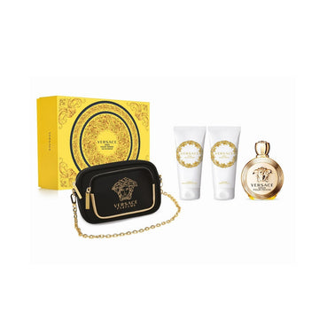 Set de Parfum Femme Versace Eros Pour Femme 4 Pièces