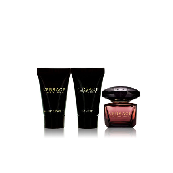 Set de Parfum Femme Versace Crystal Noir 3 Pièces