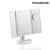 Miroir Grossissant avec LED 4-in-1 Ledflect InnovaGoods