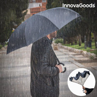 Parapluie à Fermeture Inversée InnovaGoods IG117353 Large couverture (Reconditionné B)